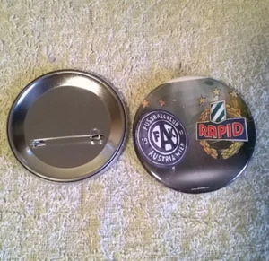 Pin Rapid Wien Button Bundesliga Fußball UEFA NEU Abzeichen Österreich Austria - Bild 1 von 1