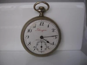 Reloj bolsillo. Lohengrin. Suiza. 1º S.XX. Metal níquel. Dial porcelana. Lepine - Imagen 1 de 7