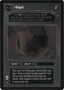 Reegesk (A New Hope-Limited) | Decipher Star Wars CCG | NM/LP - Picture 1 of 1