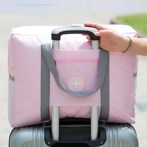 Lightweight Travel Duffle Bag for Carry-on Check-in Luggage Durable Waterproof - Picture 1 of 7