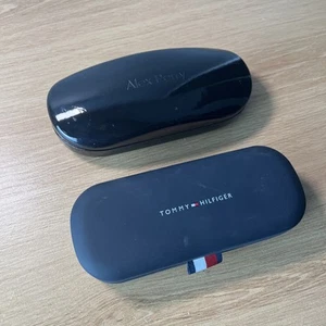 Tommy Hilfiger Black Eyeglasses/Sunglasses Hard Case - Picture 1 of 6