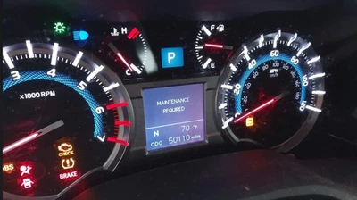 Cuadro medidor velocímetro 4Runner OE 2016-2019 50 k millas Toyota Foto 1 de 4