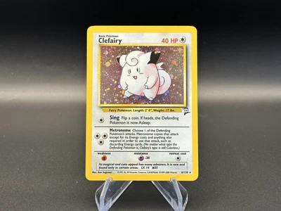Clefairy - Holo - 6/130 Base Set 2 - WOTC Unlimited - Pokémon TCG - 2000 - Image 1 of 2