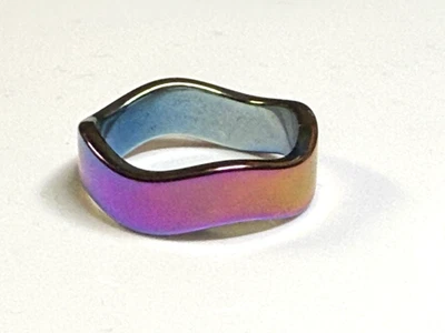 Anillo Hematita Piedra Natural Piedra Preciosa 3,55 g Talla R Foto 1 de 4