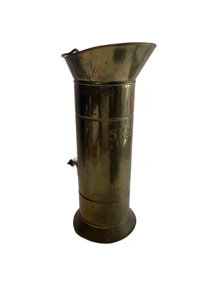 De Colección Nijhof 5 Kan Antiguo Latón Paraguas Soporte con Mango de Porcelana Decoración del Hogar Foto 1 de 4