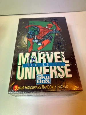 1992 MARVEL UNIVERSE SERIES III Trading Cards Box [Impel - Factory Sealed] 🔥 - Bild 1 von 4