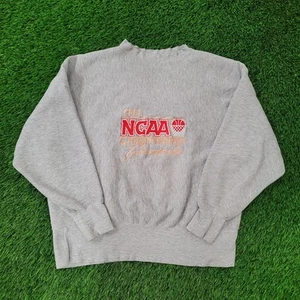 Vintage 1989 Indianapolis Basketball Sweatshirt L/XL 25x25 Boxy Baggy NCAA - Picture 1 of 16
