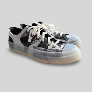 Scarpe sneakers Converse Chuck Taylor maglia bassa mashup stile 570274C nero grigio 7 - Foto 1 di 7