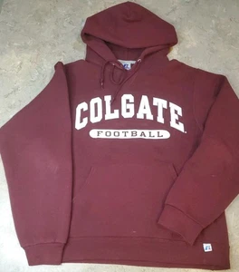 Colgate University Football Russell Hoodie S Maroon - Picture 1 of 12