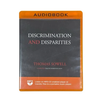 Discrimination and Disparities by Thomas Sowell MP3 CD Audiobook RARE OOP - Image 1 of 3