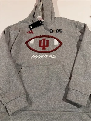 Adidas NCAA Indiana Hoosiers 2025 Fútbol Universitario Playoffs Sudadera con Capucha M Foto 1 de 4