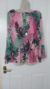 *** GORGEOUS WALLIS PINK FLORAL TOP/ BLOUSE -SIZE 16 ***BNWOT - Picture 1 of 10
