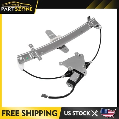 For Lincoln Town Car Sedan 2003-2007 w/ Motor Rear Left Driver Window Regulator - Image 1 of 4