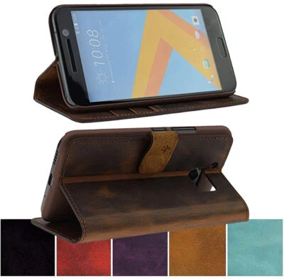 Custodia per HTC 10 a Libro Stile Pelle Protettiva Cellulare Case Raccoglitore - Immagine 1 di 4