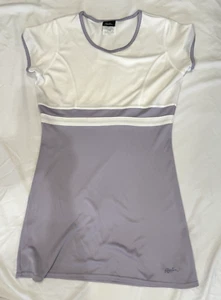 Kaelin Tennis Dress Small Purple White Womens Pickleball 2-4 Knit Athleisure Y2K - Picture 1 of 10
