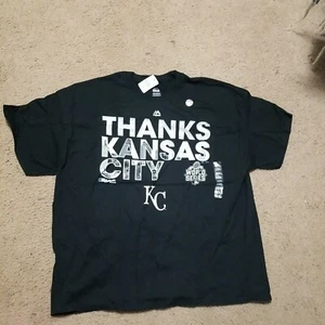 Majestic Kansas City Royals Thanks KC World Series Champs TShirt 2XL NWT - Picture 1 of 1