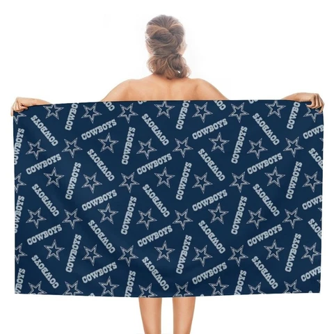Dallas Cowboys Adult Beach Towel Double-faced Pile Travel Towels 51*31in Cover