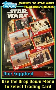 Tarjetas coleccionables Topps Journey to Star Wars Force Awakens (2015) - Artículo seleccionado - Imagen 1 de 244