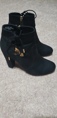 Botines bambú y gamuza negros talla 9 Foto 1 de 4