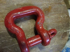CROSBY 12.5 t  S-253 Sling Shackle,Screw Pin,1-1/4" Pin Dia. - Picture 1 of 5