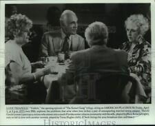 1991 Press Photo Doris Roberts and her co-actors in "American Playhouse" episode