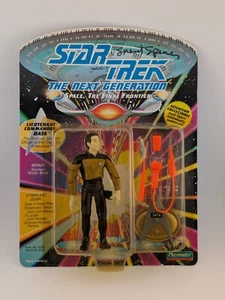 Star Trek TNG Lt. Comm. Data Series 1 NEW Action Figure 1992 SIGNED Brent Spiner - Picture 1 of 3