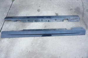BMW E46 Sedan Orient Blue Side Skirts Rocker Panel Mouldings 01-05 325i 330i - Picture 1 of 6
