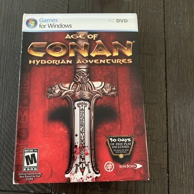 Brand New Sealed Age of Conan: Hyborian Adventures (PC DVD, 2008) Game - Image 1 of 4