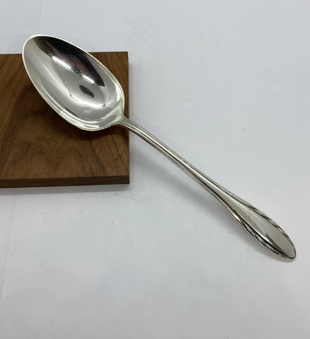 LYRIC by Gorham Sterling Silver Flatware Solid Serving Spoon 8 1/2" No Monogram Cover