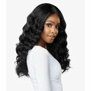 SENSATIONNEL HUMAN HAIR BLEND BUTTA HD LACE FRONT WIG - DEEP WAVE 20 - Picture 1 of 20