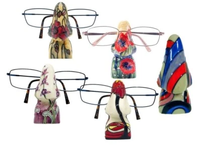 Glasses Stand Spectacle Specs Nose Holder Old Tupton Ware Ceramic Portable New