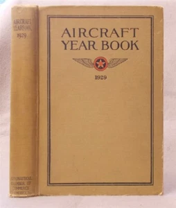 Vintage 1929 AIRCRAFT YEARBOOK Airplane GRAF ZEPPELIN Sikorsky CURTISS Boeing - Imagen 1 de 9
