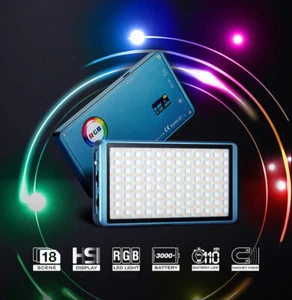 Falcon Eyes F7 RGB LED Mini Pocket Light 12W On Camera Light Special-Effect Mode - Picture 1 of 12