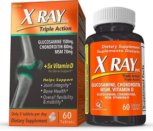 X Ray Dol Triple Action Joint Health Supplement with 5X Vitamin D Glucosami... - Picture 1 of 5