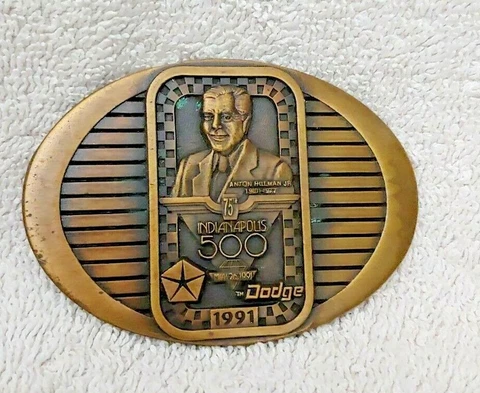 Indianapolis 500 Belt Buckle - 1991 - Dodge Viper Cover