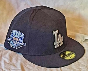 LOS ANGELES DODGERSMLB NEW ERA 59FIFTY 50TH SEASON IN LA MALLA SOMBRERO/GORRA AJUSTADA NUEVO CON ETIQUETAS - Imagen 1 de 5