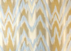 RENAISSANCE BLUE GOLD  FLAME BROCADE UPHOLSTERY FABRIC.   TOP QUALITY.