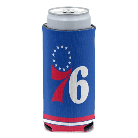 WinCraft Philadelphia 76ers 12oz. Slim Can Cooler Cover