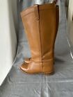 Vintage Dexter 1970's Women's Leather Tall Riding Boots Caramel Size 8 M Usa