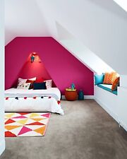 Papel pintado para dormitorio - rosa liso brillante - texturizado - pegar la pared - 51115433