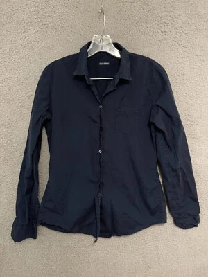 Camisa polo para mujer Marc O abotonada talla 38 azul manga larga adulto algodón Foto 1 de 4