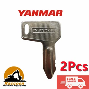 2pcs for John Deere Excavator Ignition Keys AT110583 CH15 CH25 CH30 CH50 Models - Picture 1 of 3