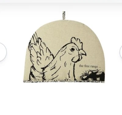 Ulster Tejedores Dawn Critchley Gama Libre Decorativo Té Pollo Acogedor Granja Foto 1 de 4