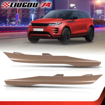 Pair Fit For 20-22 Land Rover Range Rover Evoque Lower Fog Light Lamp Strip Trim - Image 1 of 4