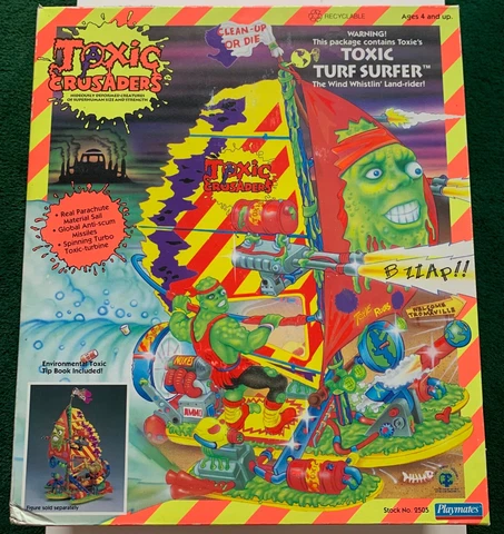 TOXIC CRUSADERS TOXIC TURF SURFER PLAYMATES TROMA RARE Cover