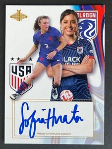 Sofia Huerta 2023 Parkside One Nation One Team BLUE INK AUTO #SSSH /20 USWNT (C) - Picture 1 of 3