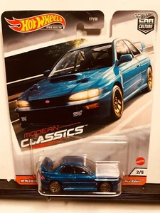 1/64 HOT WHEELS MODERN CLASSICS 1998 SUBARU IMPREZA 22B STI-VERSION BLUE 2/5 - Picture 1 of 2