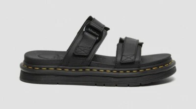 SANDALIAS DESLIZANTES de cuero Dr. Martens CHILTON para hombre talla 13 negras — cuero hidráulico Foto 1 de 4