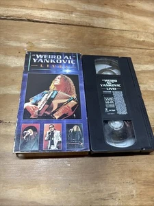 “Weird Al” Yankovic Live! VHS - Eat It + Amish Paradise + Yoda + Bedrock Anthem - Imagen 1 de 8