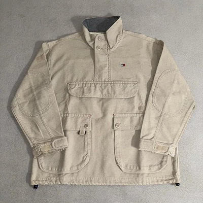 Винтажная куртка Tommy Hilfiger для ловли рыбы нахлыстом анорак размер M хип-хоп охота на открытом воздухе - Изображение 1 из 4